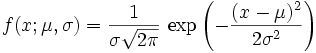 normal distribution